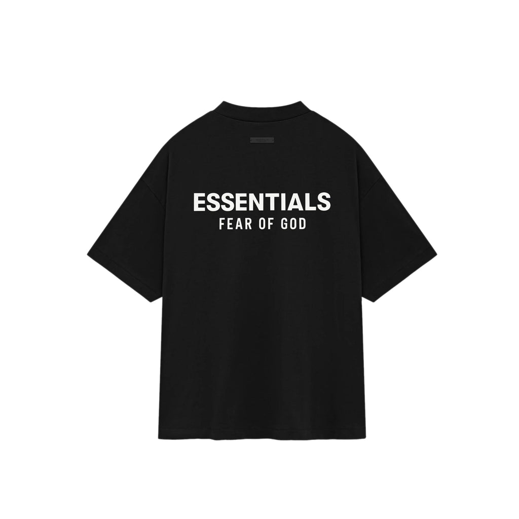Fear of God Essentials Jersey Crewneck T-Shirt - Black