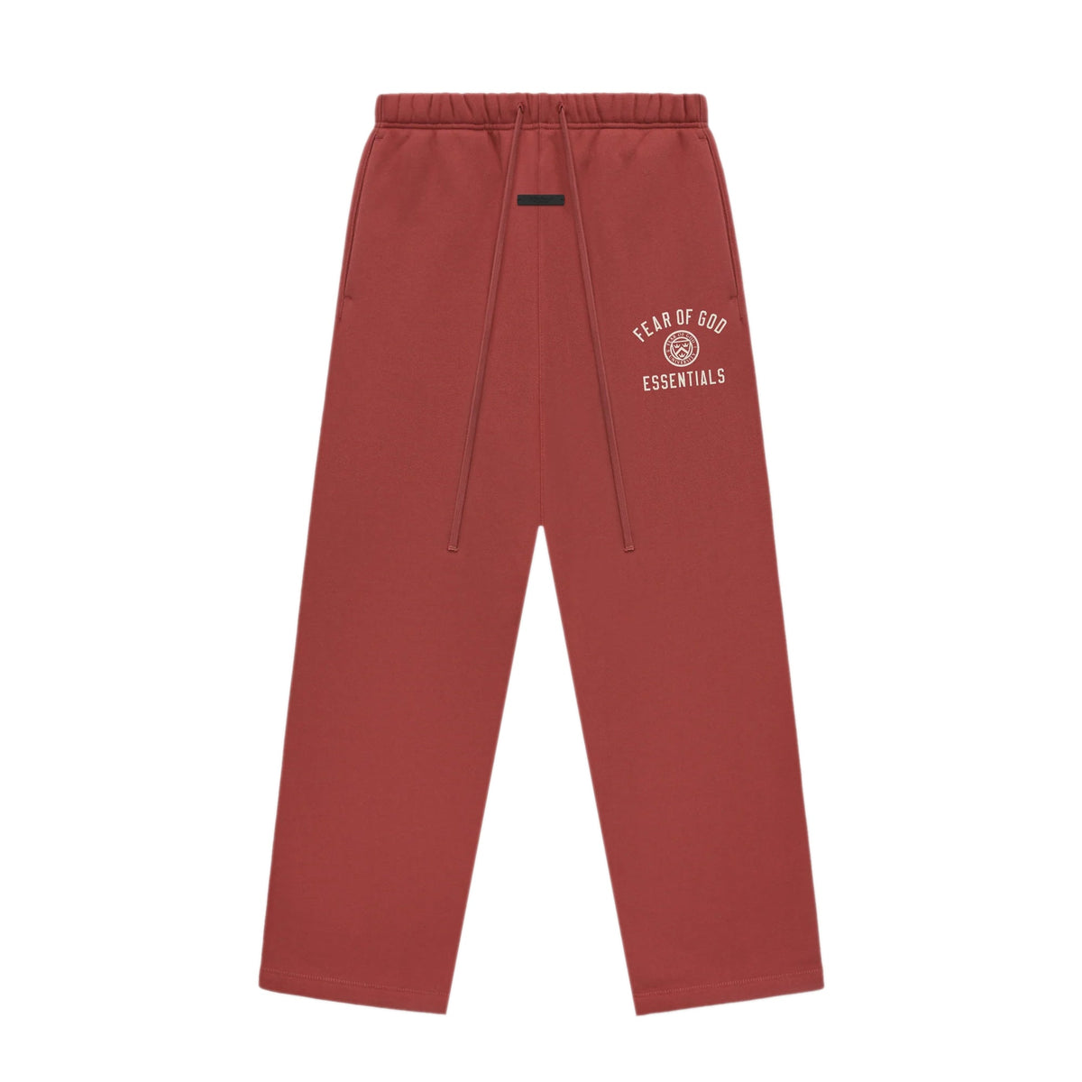 Fear of God Essentials Relaxed Fleece Sweatpants - Crimson Red