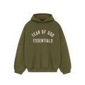 Fear of God Essentials Fleece Hoodie - Military Green