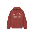 Fear of God Essentials Fleece Hoodie - Crimson