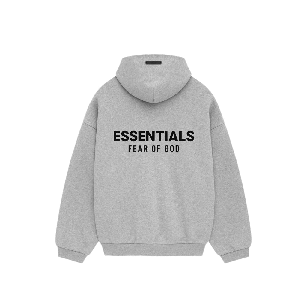 Fear of God Essentials Fleece Hoodie - Light Heather Grey