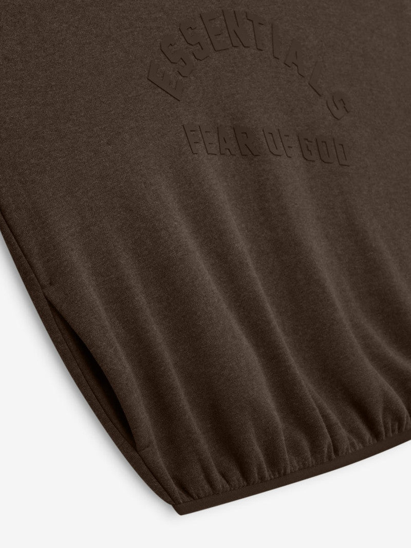 Fear of God Essentials Nylon Fleece Hoodie - Heather Wood