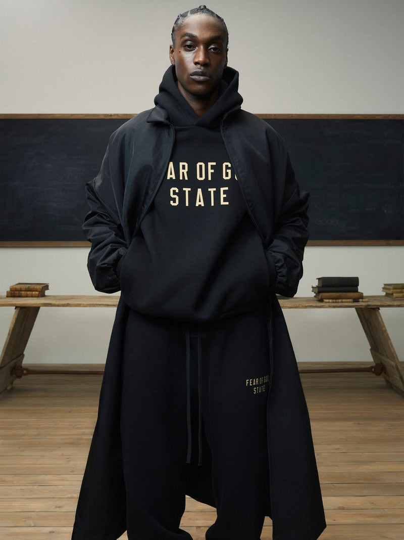 Fear of God Essentials Fleece Hoodie - Black (192BT246258F)