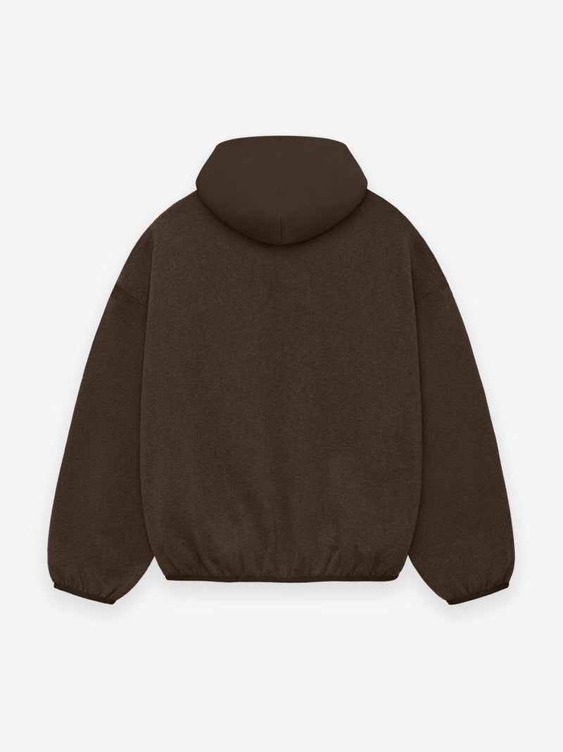 Fear of God Essentials Nylon Fleece Hoodie - Heather Wood
